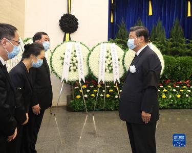 姜春云同志遗体在京火化 习近平等送别