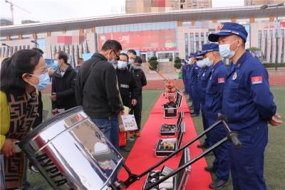 潜江启动2021年“119”消防宣传月活动