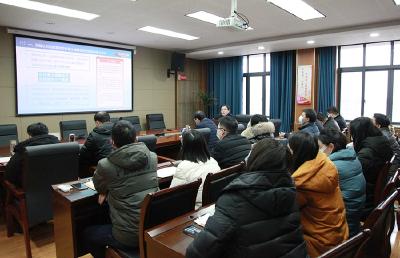 市委组织部举行党的十九届六中全会精神宣讲会