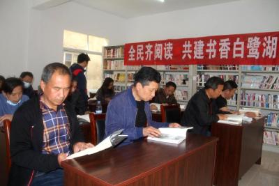 白鹭湖管理区：让书香助力文明城市创建