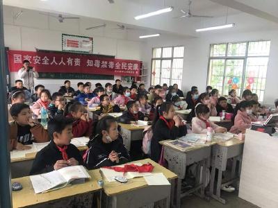 浩口镇开展全民国家安全教育日宣传进校园活动
