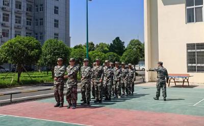 泰丰街道组织开展民兵队列训练暨国防教育活动