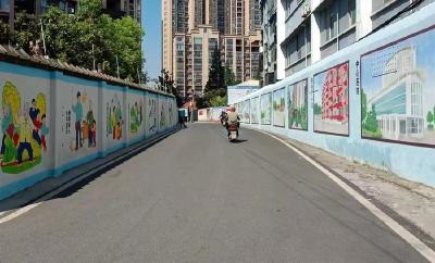 公益广告扮靓城市风景 点亮创文底色