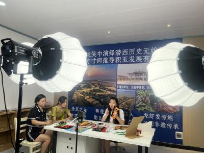 农村妇女再就业变身带货主播