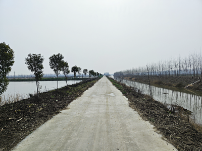 潜江村组道路连通工程完美收官