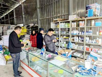 周矶管理区开展农资市场专项整治行动