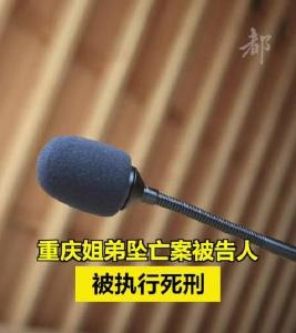 “重庆姐弟坠亡案”被告人被执行死刑