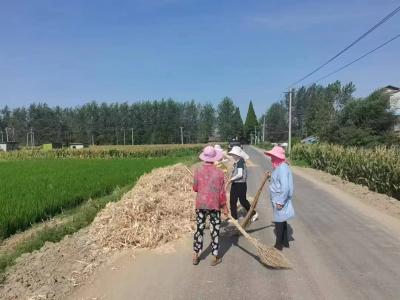 高石碑镇开展“全民洁城”行动