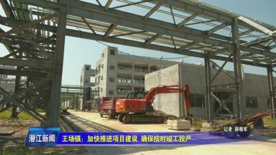 王场镇：加快推进项目建设 确保按时竣工投产