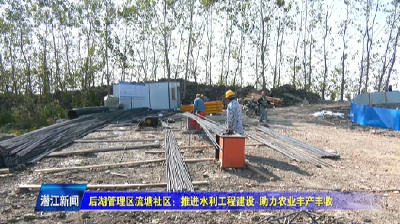 后湖管理区流塘社区：推进水利工程建设 助力农业丰产丰收