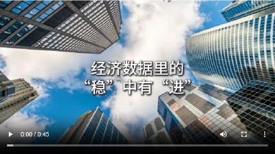 经济数据里的“稳”中有“进”