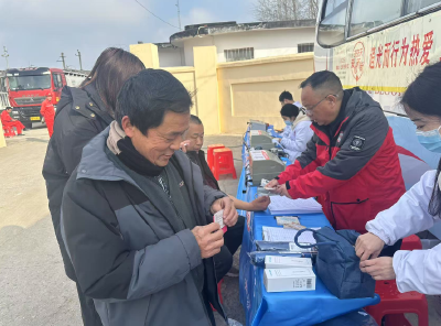 熊口管理区组织开展无偿献血活动