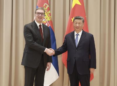 视频丨习近平会见塞尔维亚总统武契奇