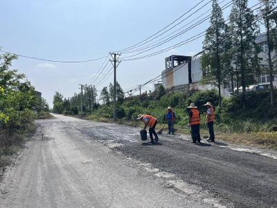张金镇开展道路隐患排查