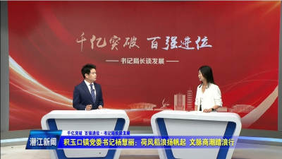 积玉口镇党委书记杨慧丽——荷风稻浪扬帆起 文脉商潮踏浪行