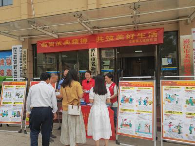 老新镇开展民法典普法宣传活动