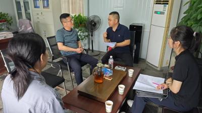 泽口街道精准服务助企备赛