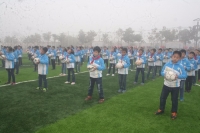 2016年青少年足球“四进校园”启动仪式在拖市一中隆重举行