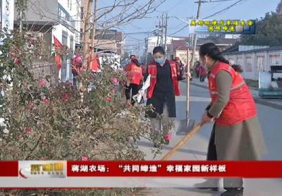 【美好环境与幸福生活共同缔造】 蒋湖农场：“共同缔造”幸福家园新样板 