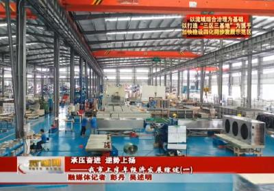 【以流域综合治理为基础 以打造“三区三基地”为抓手 加快建设四化同步发展示范区】承压奋进    逆势上扬  ——我市上半年经济发展综述(一)