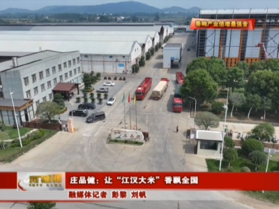 【奏响产业倍增最强音】 庄品健：让“江汉大米”香飘全国