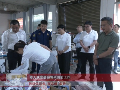 市人大常委会调研消防工作