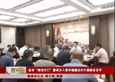 全市“清洁天门”暨城乡人居环境整治分片推进会召开