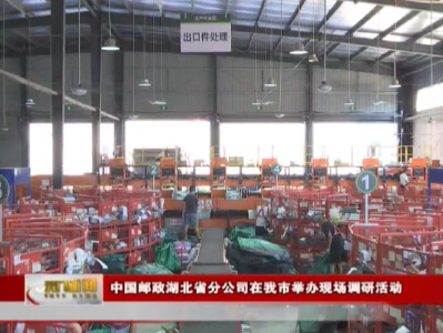 中国邮政湖北省分公司在我市举办现场调研活动