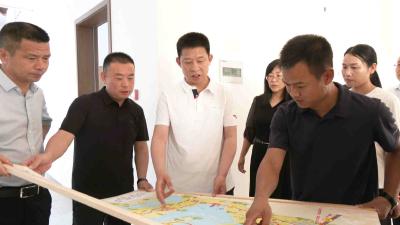 纪道清调研张家湖农文旅融合项目建设工作