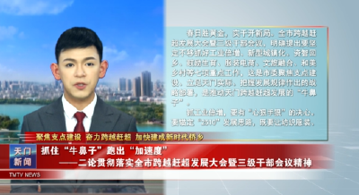 【聚焦支点建设 奋力跨越赶超 加快建成新时代侨乡】  抓住“牛鼻子”跑出“加速度”  ——二论贯彻落实全市跨越赶超发展大会暨三级干部会议精神