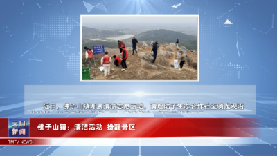【图说天门】佛子山镇：清洁活动 扮靓景区