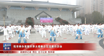 我市举办首届世界太极拳日交流展示活动