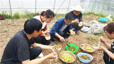神农架农业干部田间学务农
