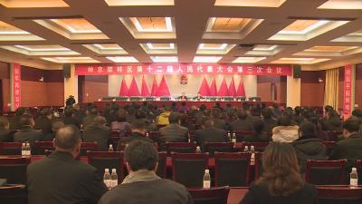 林区第十二届人民代表大会第三次会议召开党员代表会议