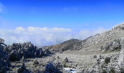 神农架突降大雪扮靓景区