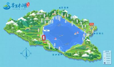 醉美空中湖泊博州赛里木湖