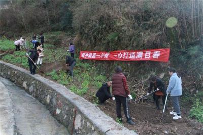 下谷乡：人勤春来早 植绿正当时