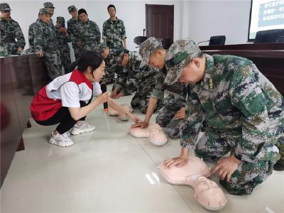 提升应急处置能力 90多名基干民兵补上应急救护课