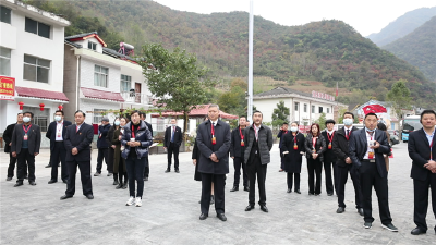 松柏镇第十三届人大代表视察国际慢城部分项目建设情况