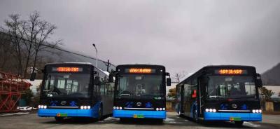 林区新增2台新能源电动公交车