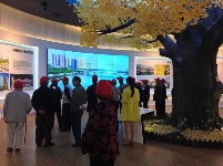 随县|光荣院老战士参观规划展览馆