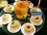 佳肴|“吃货”的美食天堂 烹饪竞赛各色美食撩拨观众味蕾
