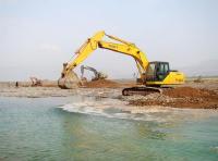 省考核组来随考核河道采砂管理工作