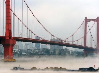 湖北|长江江面烟波浩渺“仙气”蒸腾