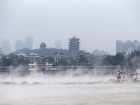 湖北|长江江面烟波浩渺“仙气”蒸腾