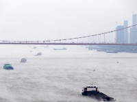 湖北|长江江面烟波浩渺“仙气”蒸腾