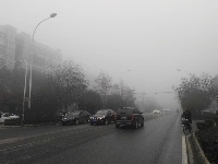 今早大雾锁城 麻竹高速公路大随段全线已实施交通管制
