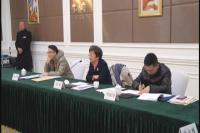 省委考核组检查我市综治法治建设