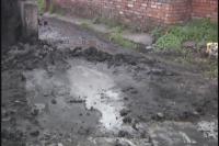 黑水流向杨树林 农户担心受污染