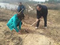 植树节我们在行动|随州广播电视台组织员工义务植树